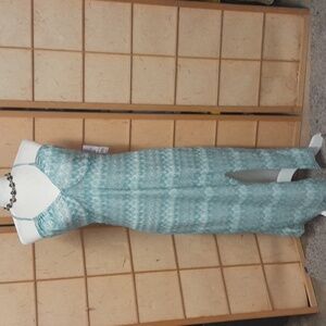 Wild Fable blue,green and white dress size XL